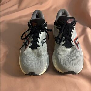 Saucony Gray and Black Sneakers